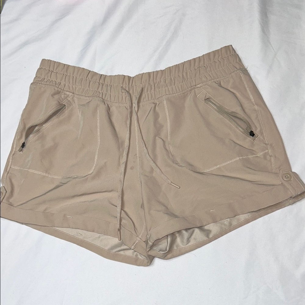 Tangerine Women's Athletic Shorts in Tan